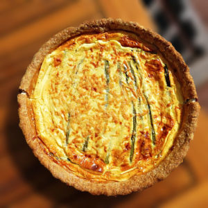 Roasted Asparagus and Ricotta Pie