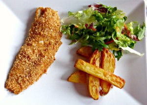 Baked Paprika Breaded Fish