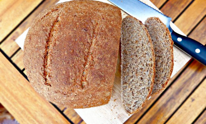 Rustic Crusty Wholemeal and Rye Bread (made from scratch)