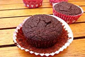 No sugar, gluten free chocolate cupcakes