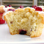 Cranberry and Pistachio Vanilla Muffins