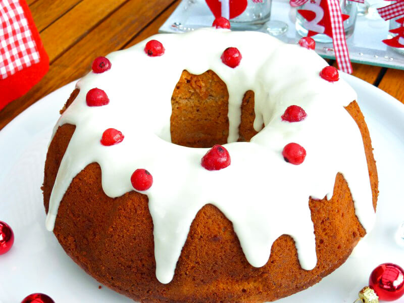 Swedish Soft Pepparkaka (Ginger Cake) with Lingonberry Jam