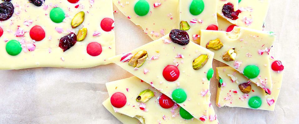 White Chocolate Christmas Bark