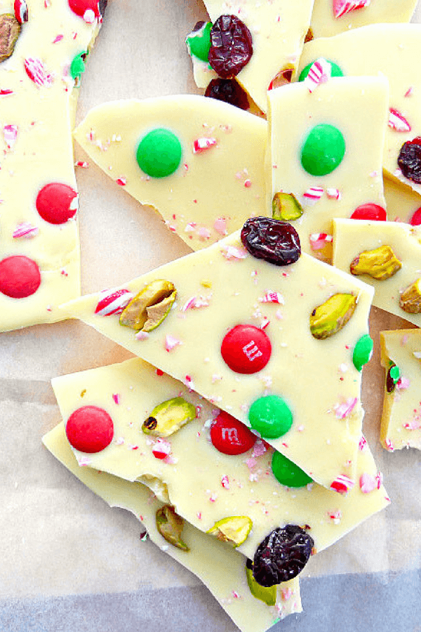 White Chocolate Christmas Bark