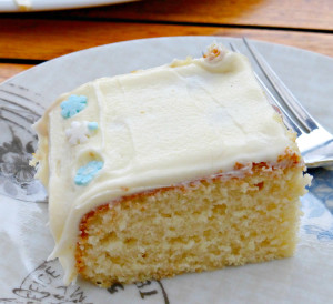 White chocolate cake