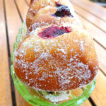 Doughnuts with Homemade Fruit of the Forest Jam