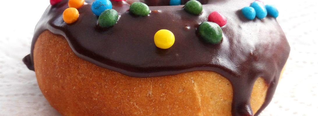 Actifry Doughnuts with a Chocolate Glaze
