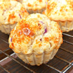 Cottage Cheese and Red Onion Muffins (Gluten Free and Low Fat)