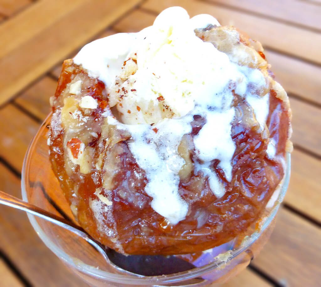 Lighter Baked Apples with Easy Homemade Caramel Sauce