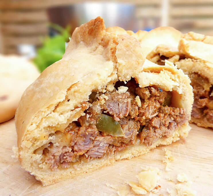 Homemade Spicy Beef and Onion Pasties (from scratch)