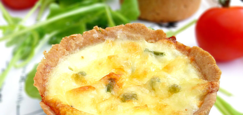 Gluten Free Mini Quiches with Cottage Cheese and Chives