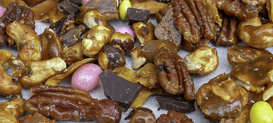 Naughty But Oh So Nice Candied Nut Trail Mix