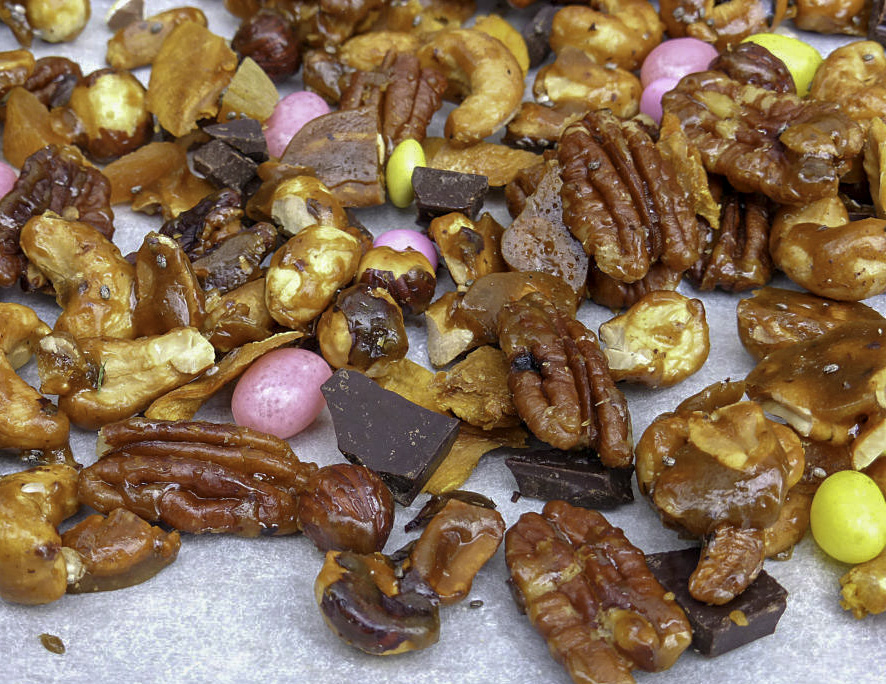 Naughty But Oh So Nice Candied Nut Trail Mix