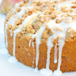 Cinnamon Apple Streusel Cake with a Greek Yoghurt Drizzle (Gluten Free)