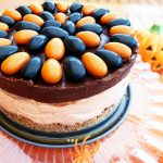 Halloween No-Bake White Chocolate Cheesecake