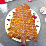 Saffron and White Chocolate Christmas Tree Bread
