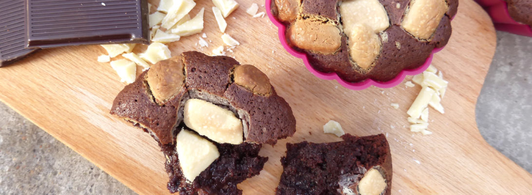 Triple Chocolate Nutella Kladdkaka Muffins