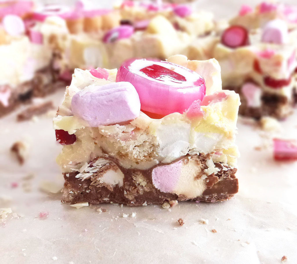 Pretty in Pink Rocky Road