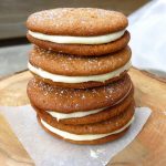 Ginger Cookies with a Lemon Cream Cheese Filling