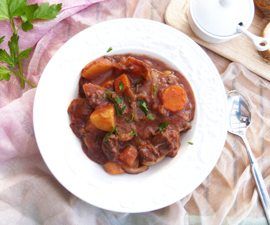 Beef and Tomato Crockpot Stew