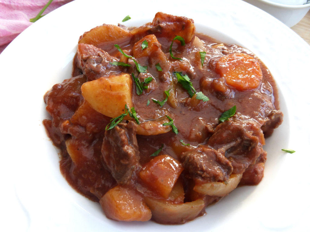 Beef and Tomato Crockpot Stew