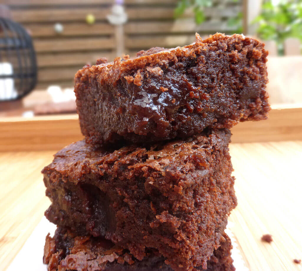 Ridiculously Gooey Fudgy Milk Chocolate Cherry Brownies