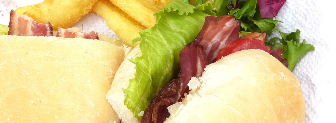 The Best BLT in Homemade Buns with Smoky Chilli Mayo