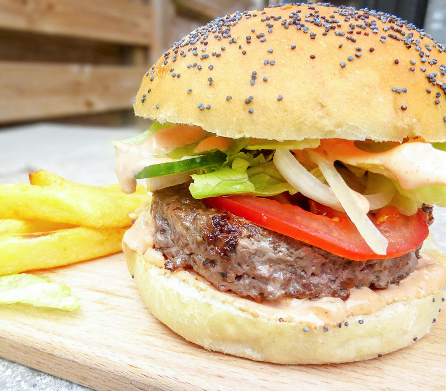 The Juiciest Homemade Burgers From Scratch (even the bread)