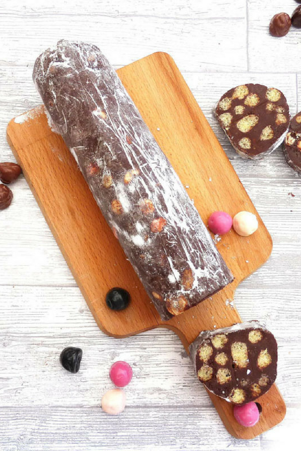 Chocolate Salami (simple, no bake dessert)