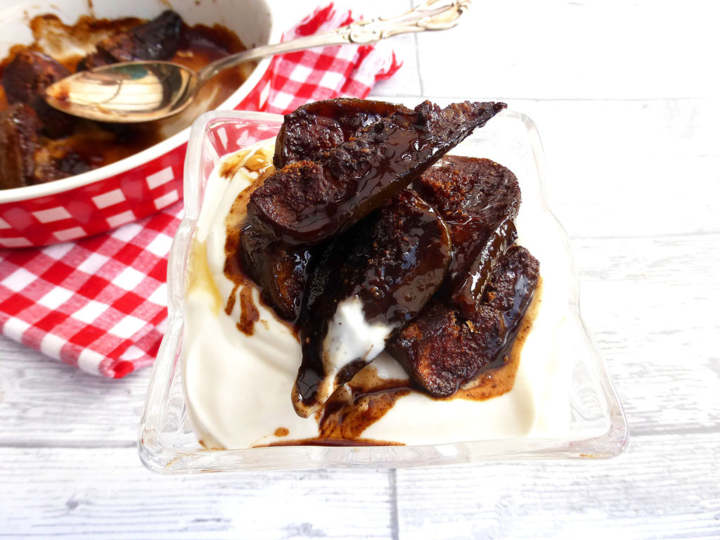 Spiced Figs Baked in a Coconut Sugar Caramel