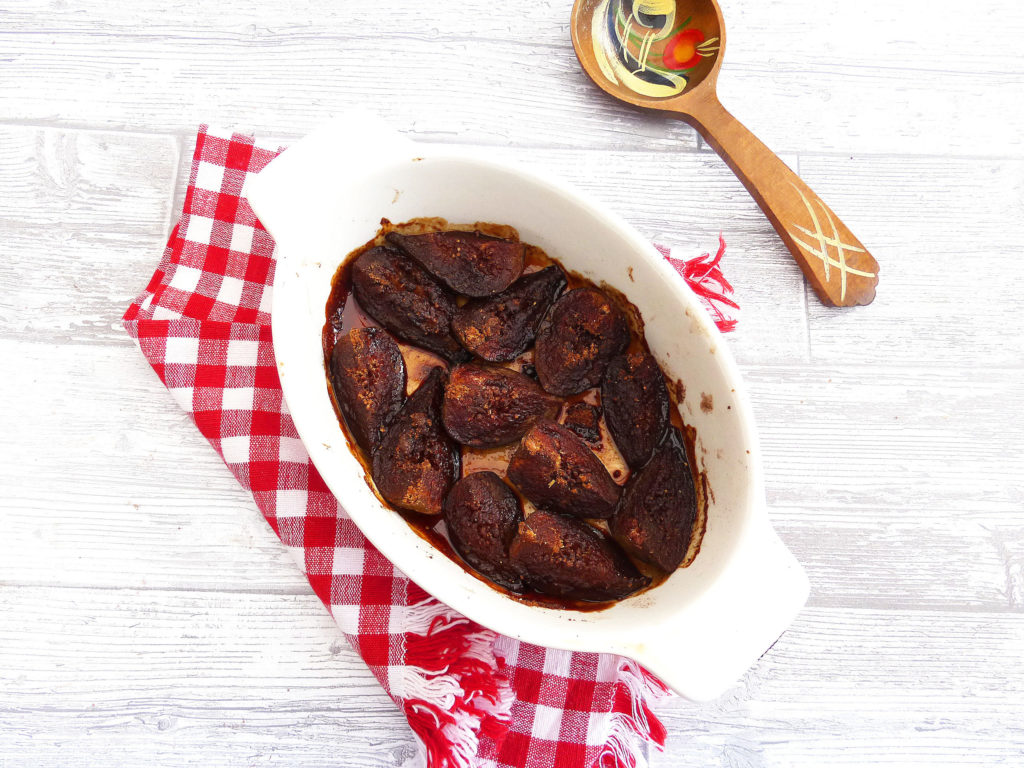 Spiced Figs Baked in a Coconut Sugar Caramel