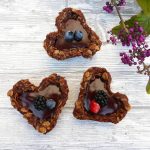 Gluten Free Chocolate Oat Cookie Cups with Chocolate Ganache Filling