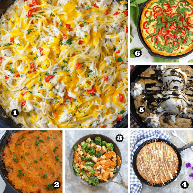 18 Stunning Cast Iron Skillet Recipes (sweet & savoury)