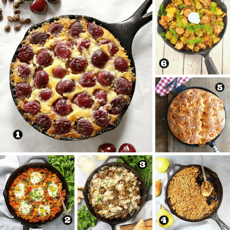 18 Stunning Cast Iron Skillet Recipes (sweet & savoury)