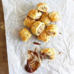 Engelska Sausage Rolls (Kycklingfärs i Smördeg)